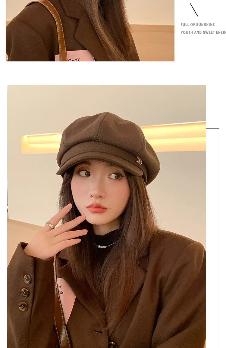 Women Duckbill Beret Autumn Winter Korean Style — feature 6