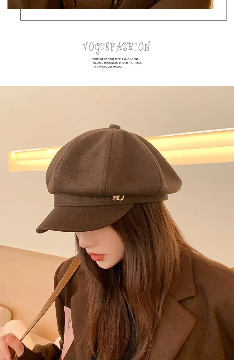 Women Duckbill Beret Autumn Winter Korean Style — feature 7
