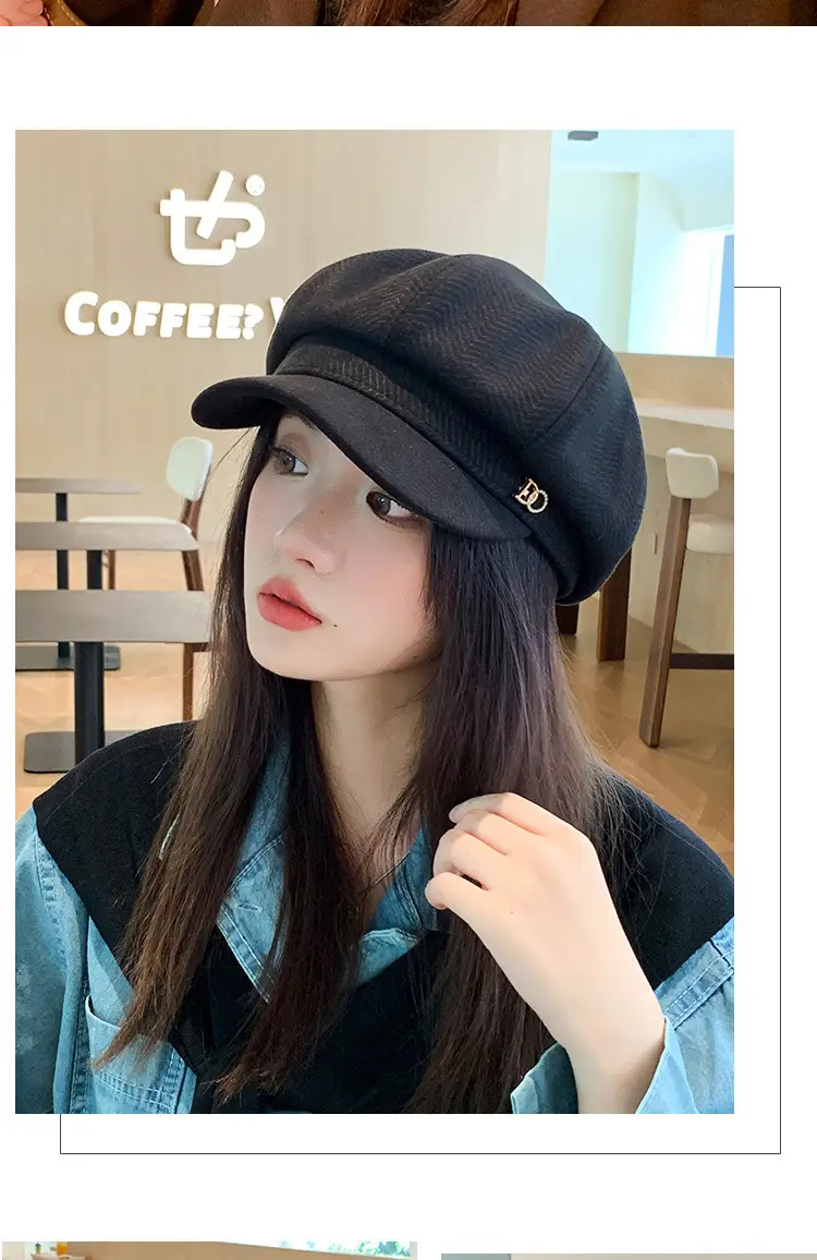 Women Duckbill Beret Autumn Winter Korean Style — feature 8