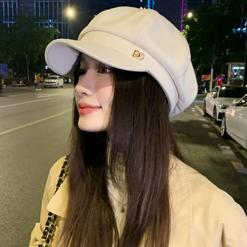 Women Duckbill Beret Autumn Winter Korean Style - Image 2