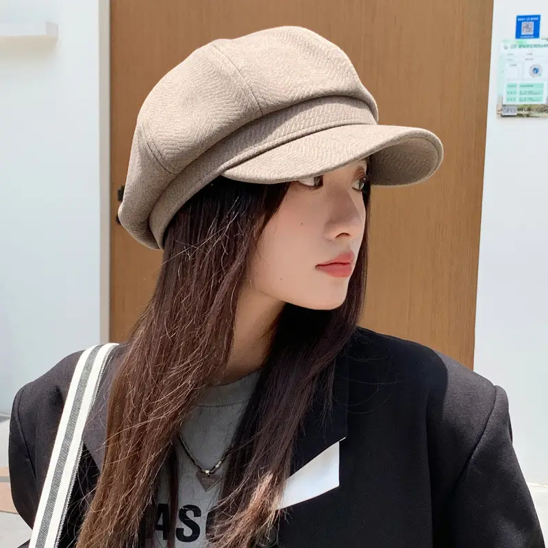 Women Duckbill Beret Autumn Winter Korean Style - Image 3