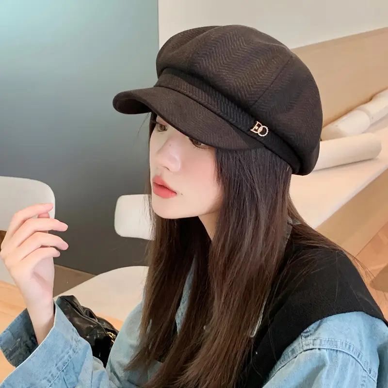 Women Duckbill Beret Autumn Winter Korean Style - Image 5