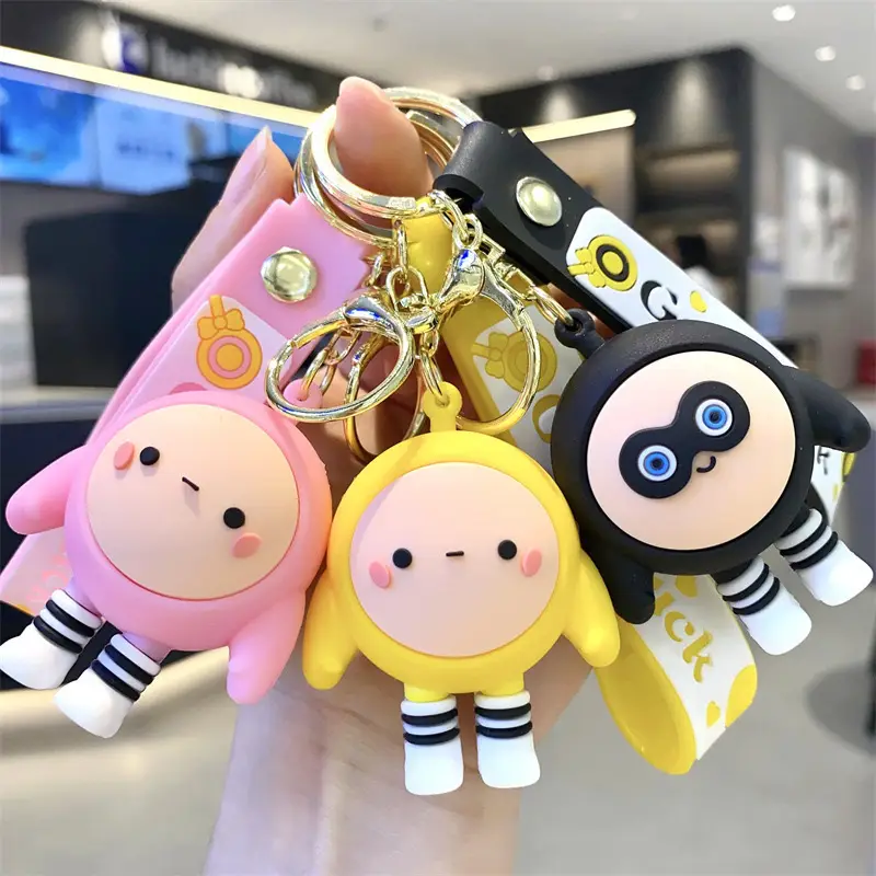 Cute Cartoon Keychains Set of 4 Colors - Image 13