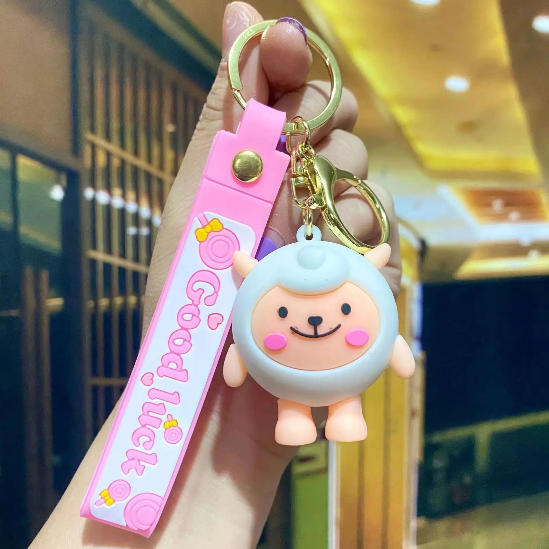 Cute Cartoon Keychains Set of 4 Colors — feature 10