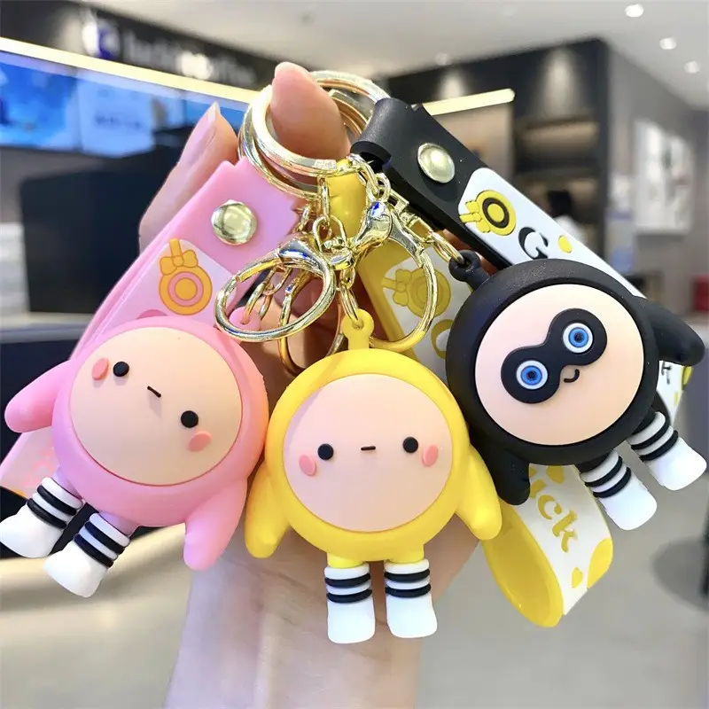 Cute Cartoon Keychains Set of 4 Colors — feature 4