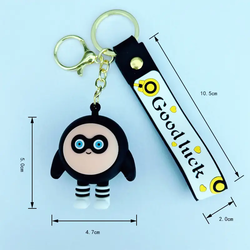 Cute Cartoon Keychains Set of 4 Colors — feature 6