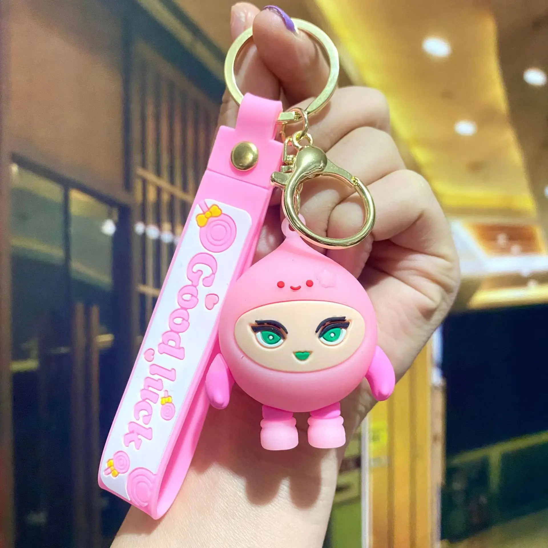 Cute Cartoon Keychains Set of 4 Colors — feature 9