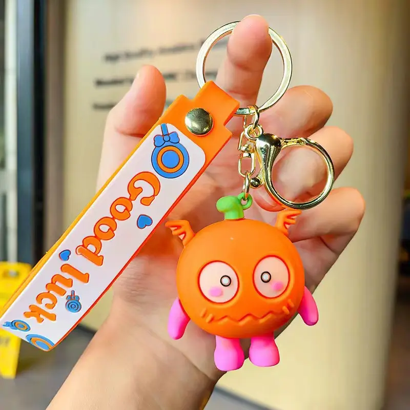 Cute Cartoon Keychains Set of 4 Colors - Image 2