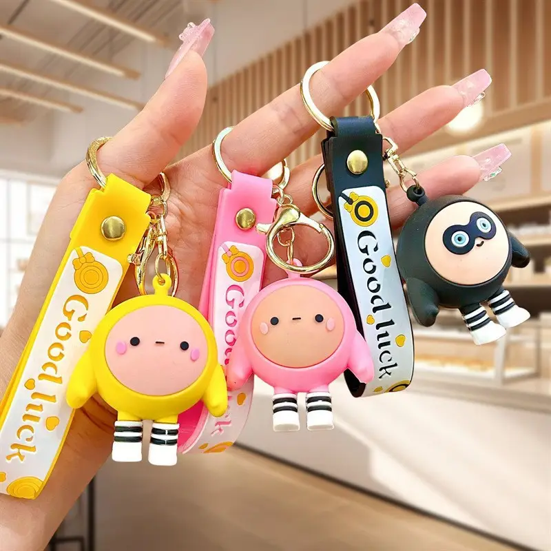 Cute Cartoon Keychains Set of 4 Colors - Image 9