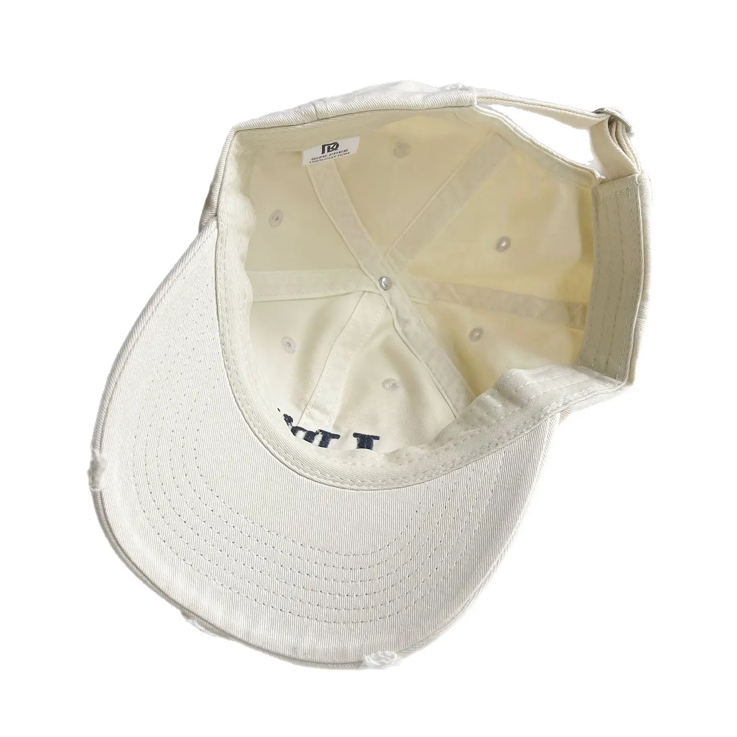 Red Unite Life Gradient Ripped Cap for Kids - Image 12