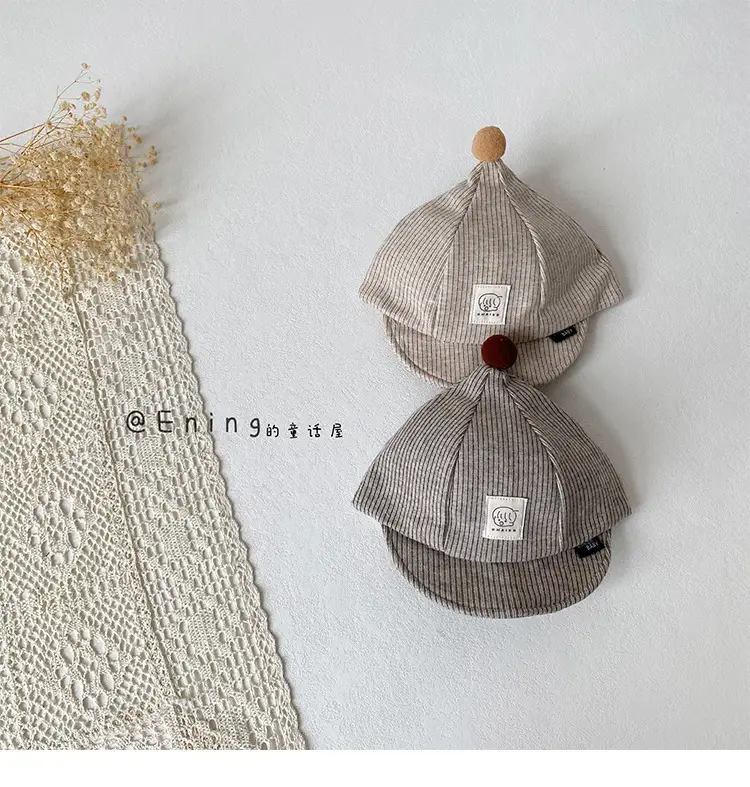Cute Striped Beanie Hats for Kids Spring Autumn Winter — feature 11