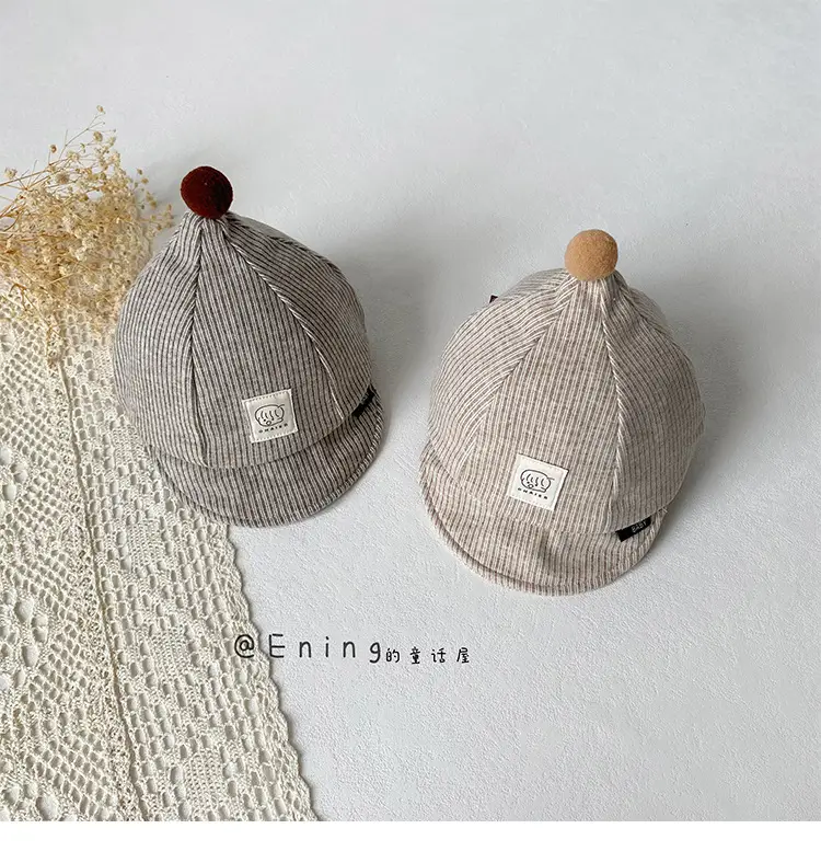 Cute Striped Beanie Hats for Kids Spring Autumn Winter — feature 13