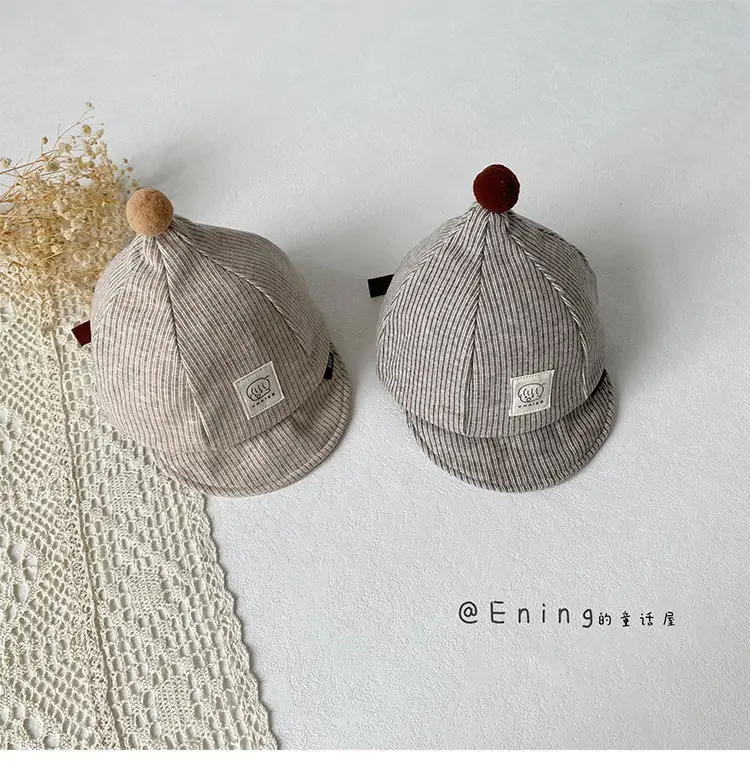 Cute Striped Beanie Hats for Kids Spring Autumn Winter — feature 14