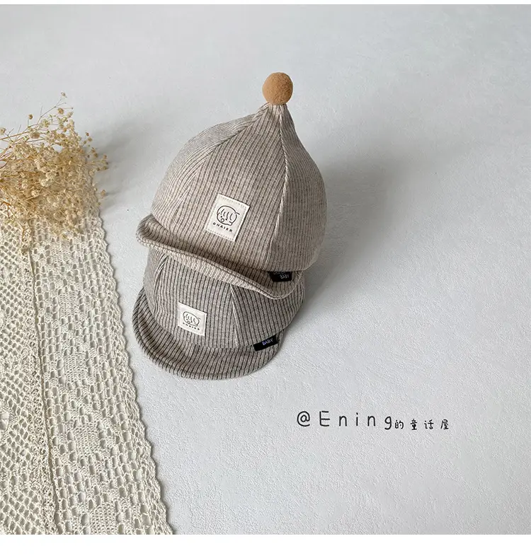 Cute Striped Beanie Hats for Kids Spring Autumn Winter — feature 15