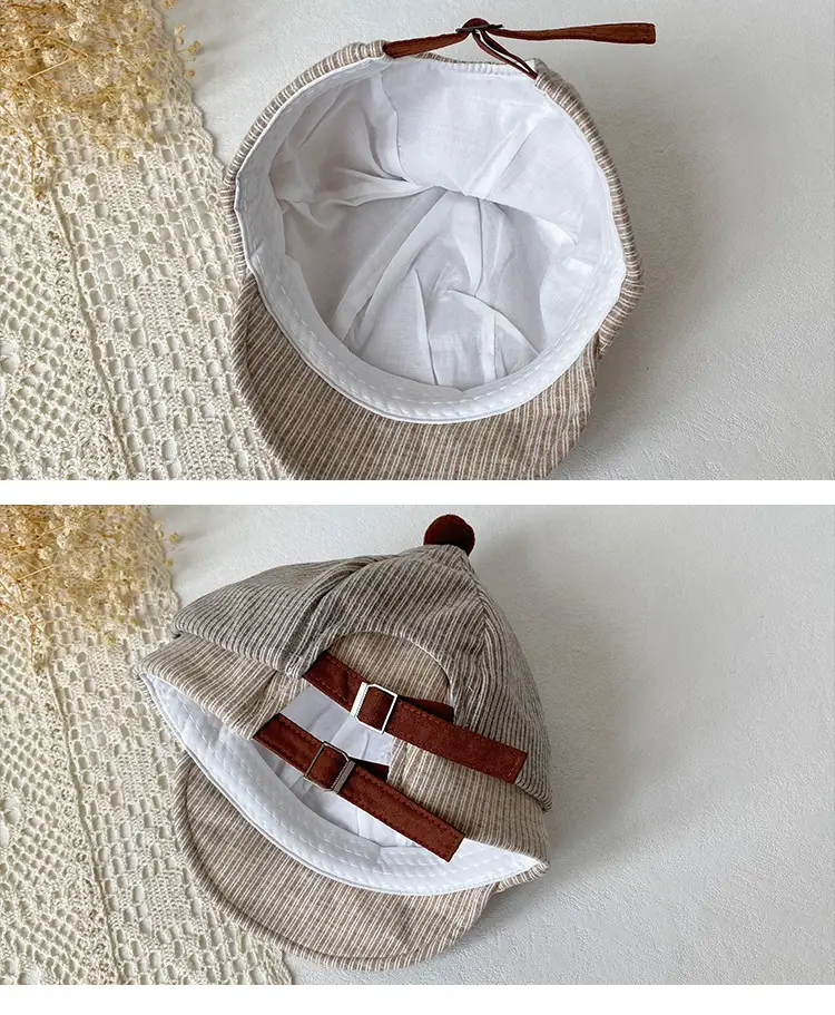 Cute Striped Beanie Hats for Kids Spring Autumn Winter — feature 4