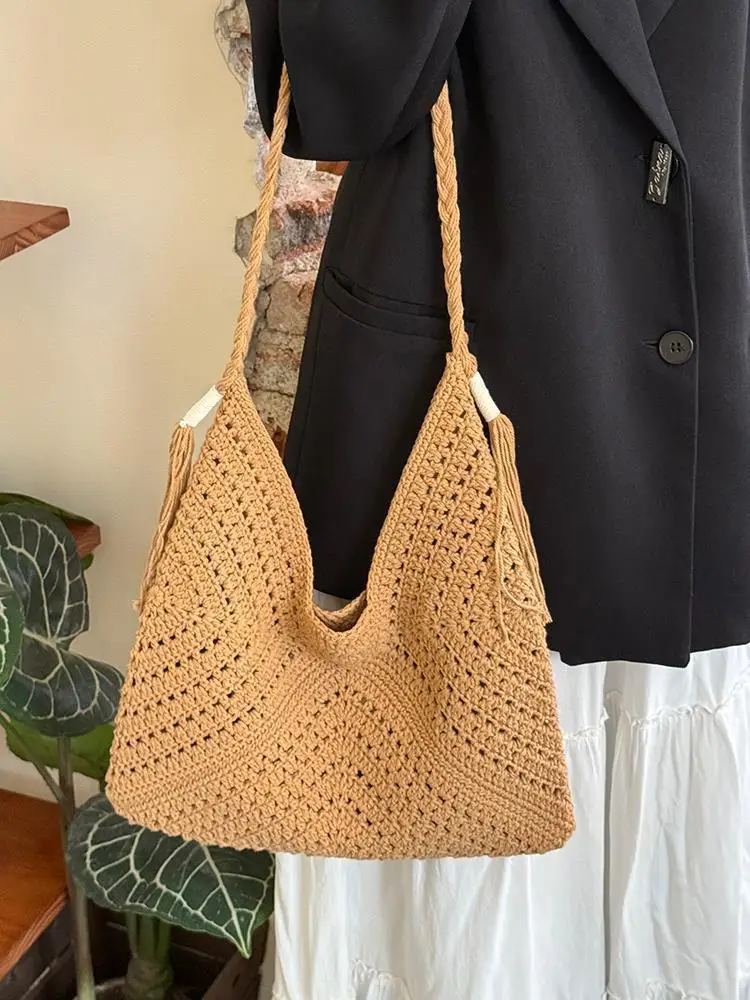 Women's Handmade Tassel Bag for Beach Commute — feature 21
