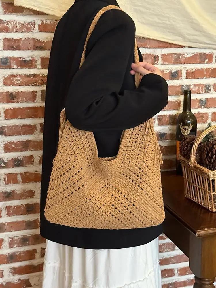 Women's Handmade Tassel Bag for Beach Commute — feature 24