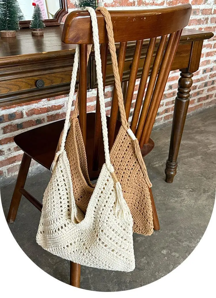 Women's Handmade Tassel Bag for Beach Commute — feature 2