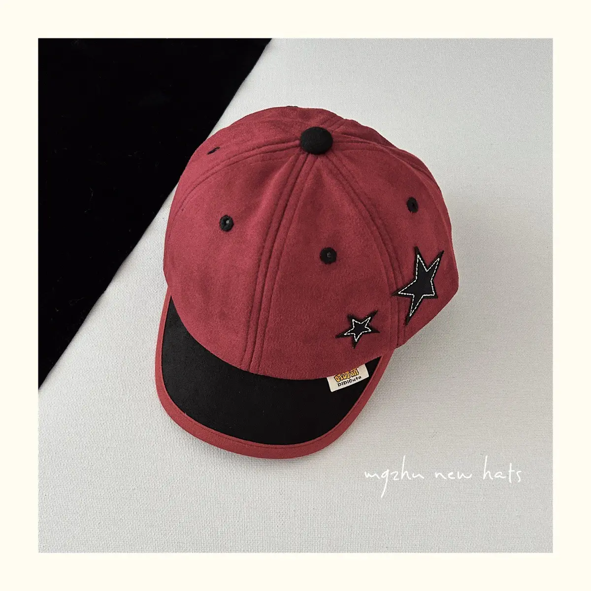 Brown Star Peaked Cap for Boys Girls Kids — feature 10