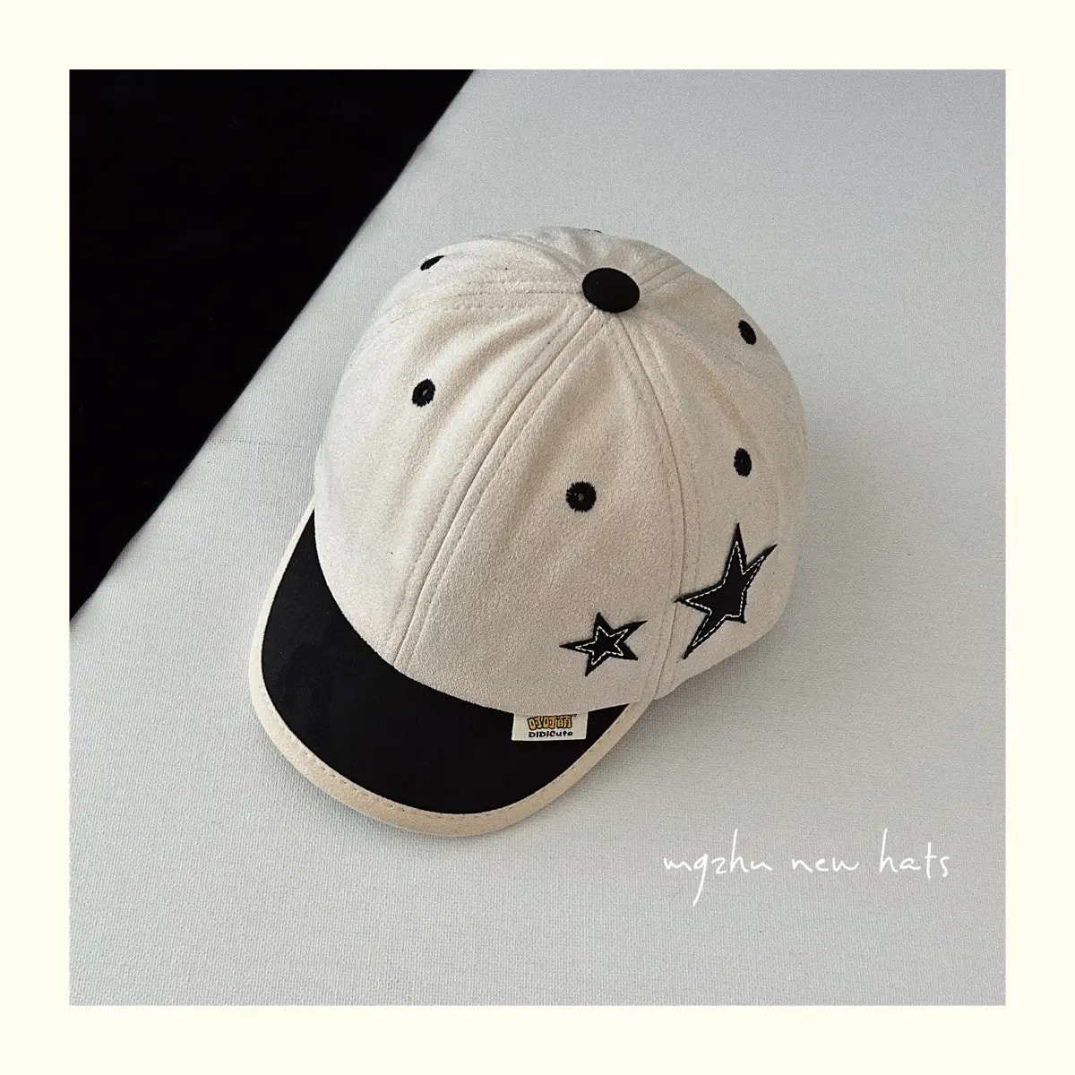 Brown Star Peaked Cap for Boys Girls Kids — feature 11