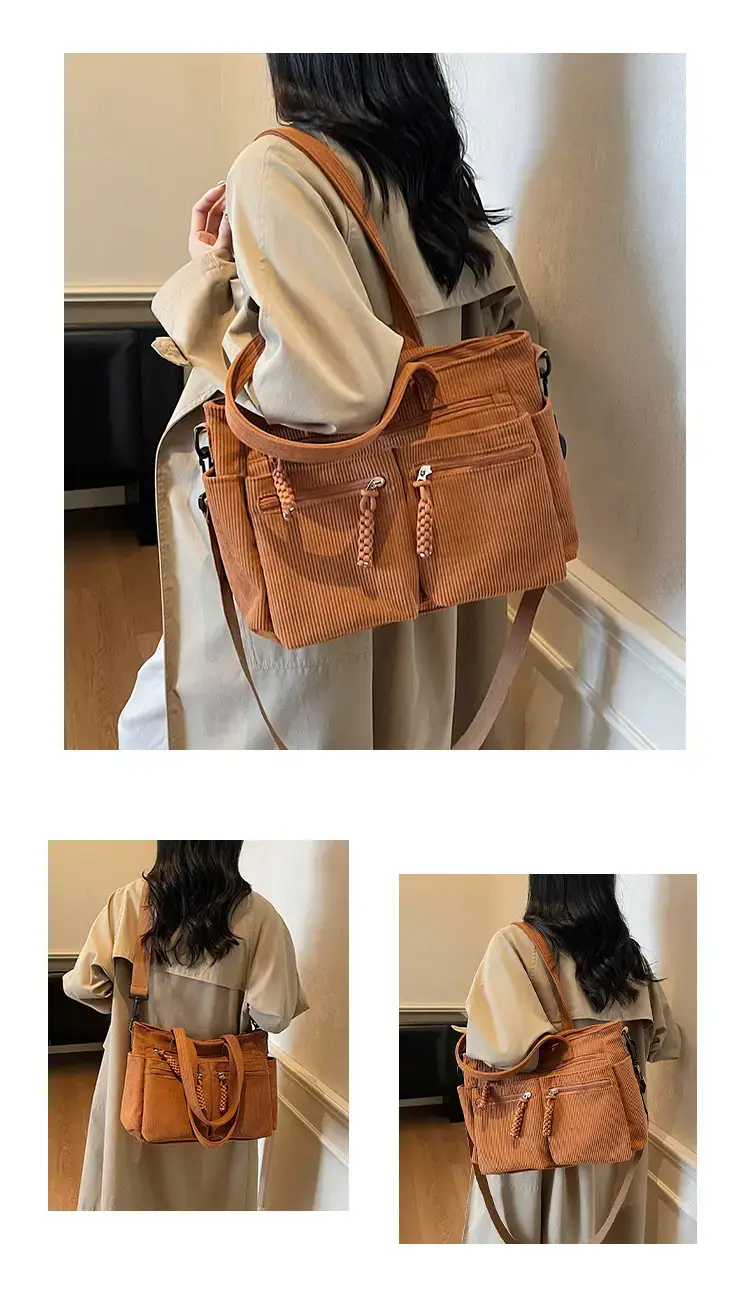 Green Corduroy Shoulder Bag for Women 2025 — feature 17