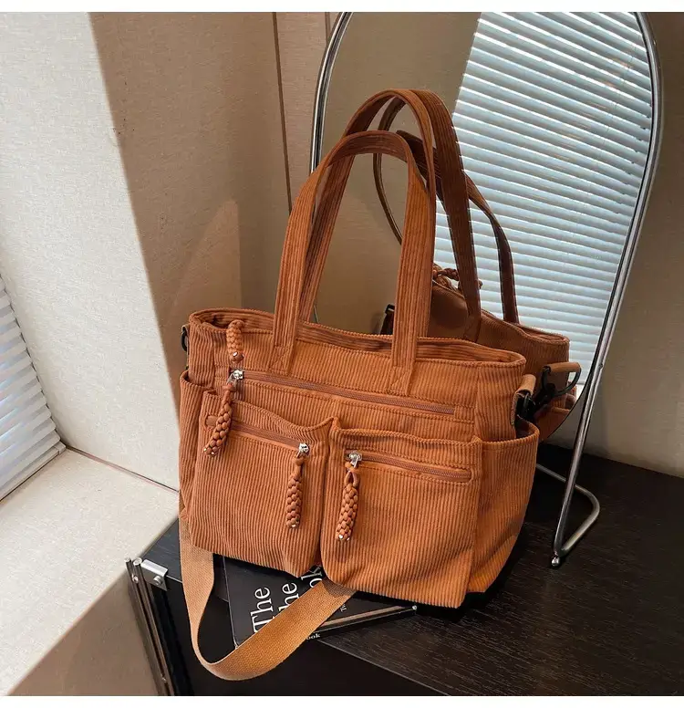 Green Corduroy Shoulder Bag for Women 2025 — feature 30