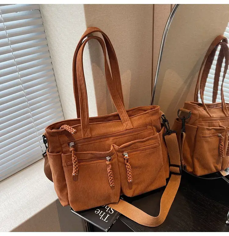 Green Corduroy Shoulder Bag for Women 2025 — feature 31