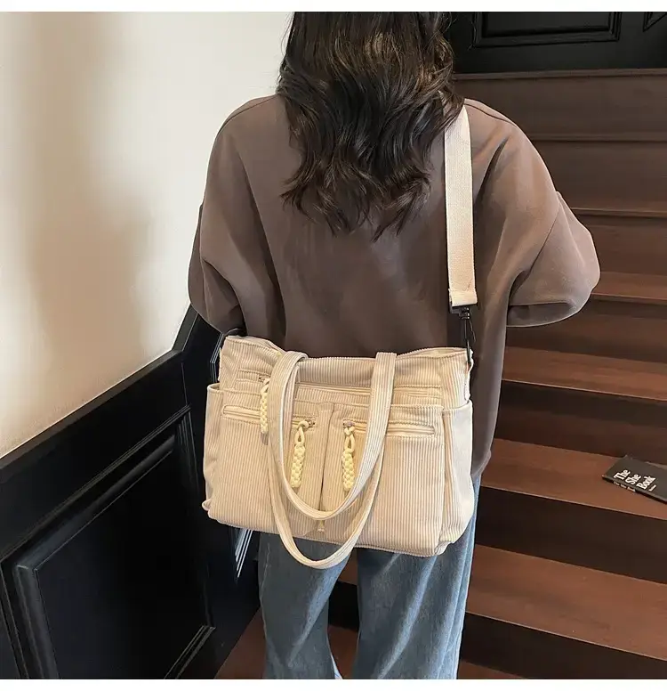 Green Corduroy Shoulder Bag for Women 2025 — feature 32