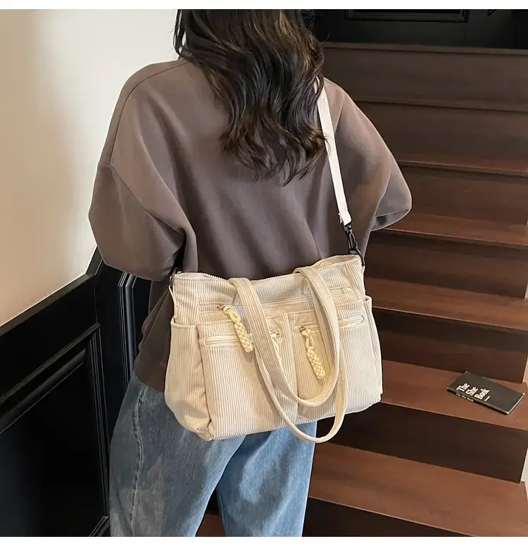 Green Corduroy Shoulder Bag for Women 2025 — feature 33