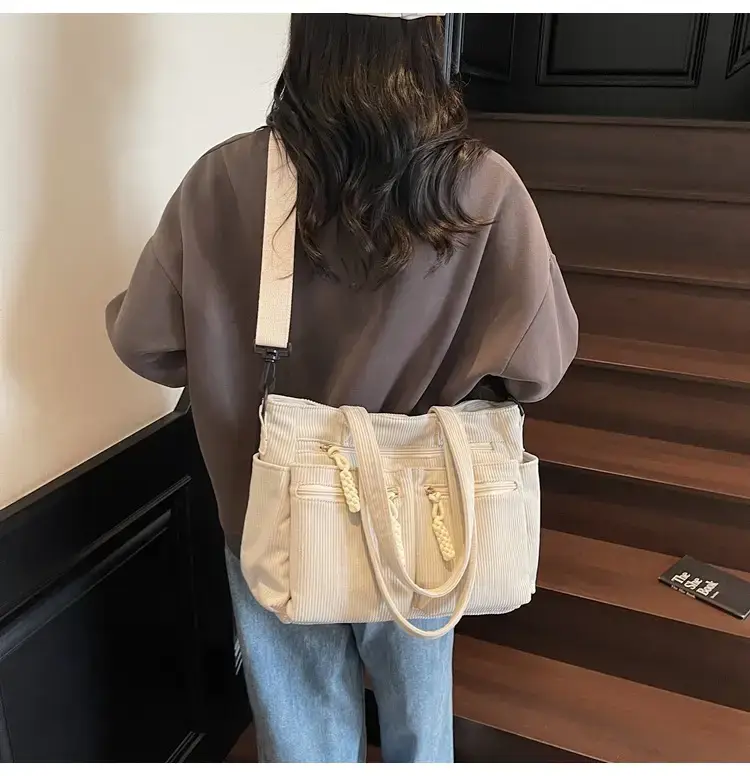 Green Corduroy Shoulder Bag for Women 2025 — feature 34