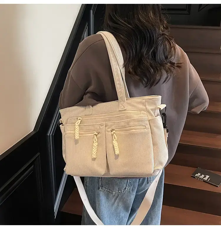 Green Corduroy Shoulder Bag for Women 2025 — feature 35