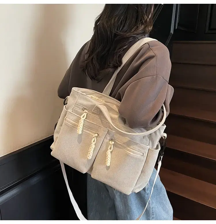 Green Corduroy Shoulder Bag for Women 2025 — feature 37