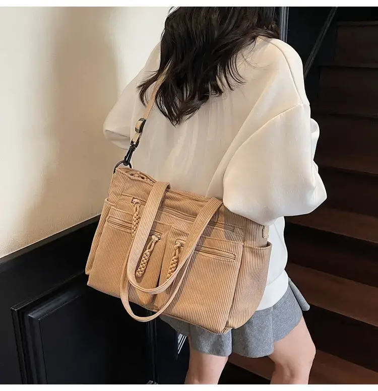 Green Corduroy Shoulder Bag for Women 2025 — feature 40