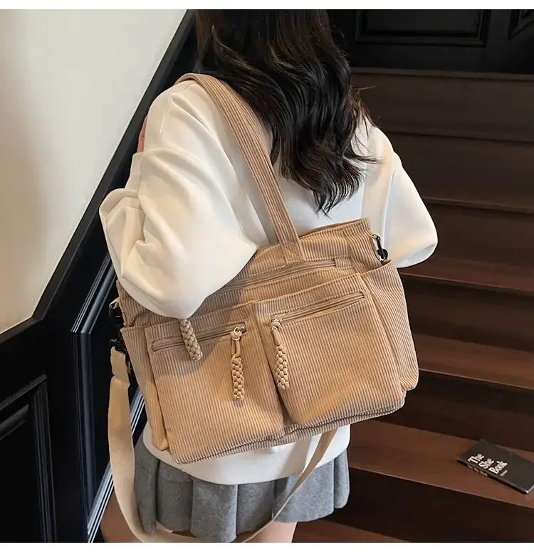Green Corduroy Shoulder Bag for Women 2025 — feature 41