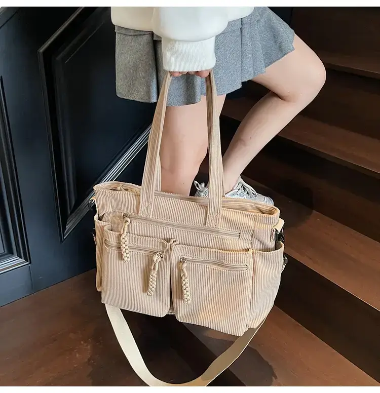 Green Corduroy Shoulder Bag for Women 2025 — feature 42