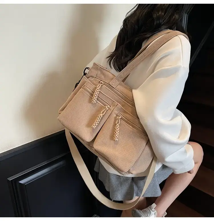 Green Corduroy Shoulder Bag for Women 2025 — feature 43