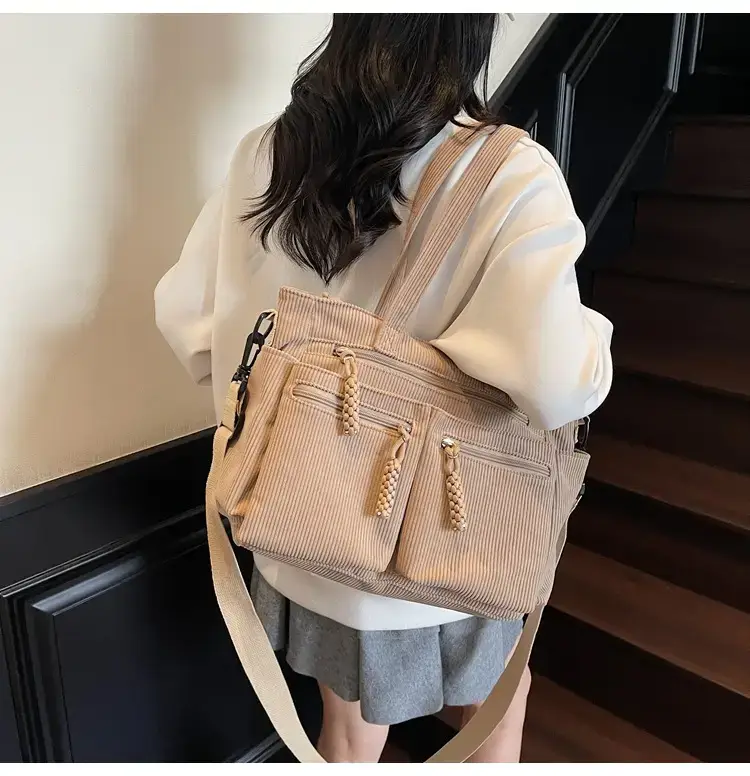 Green Corduroy Shoulder Bag for Women 2025 — feature 44