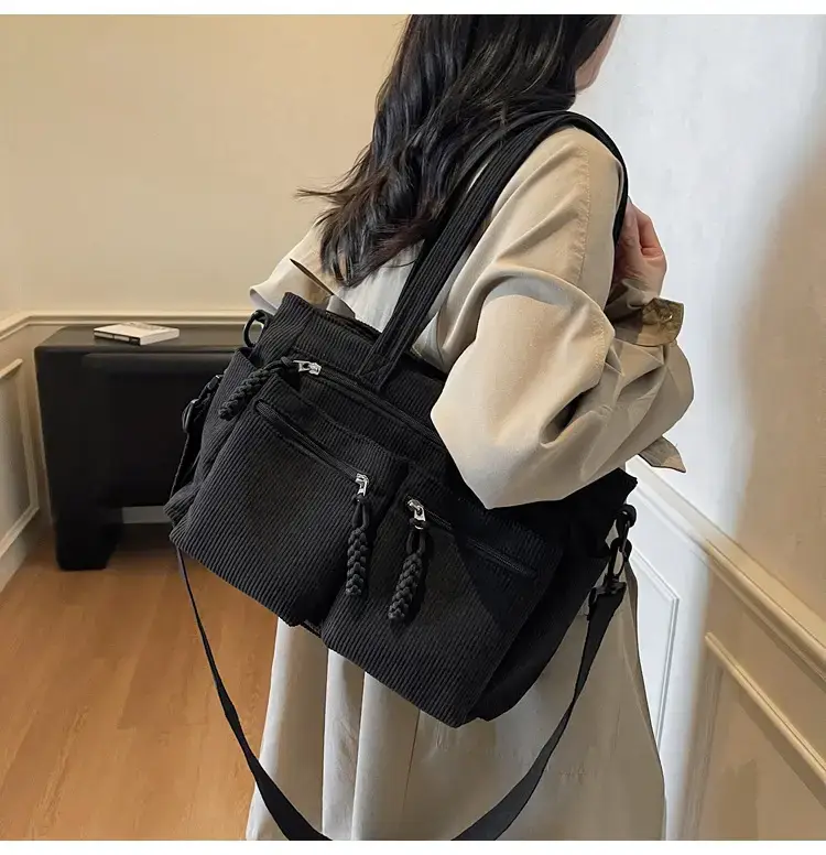 Green Corduroy Shoulder Bag for Women 2025 — feature 47