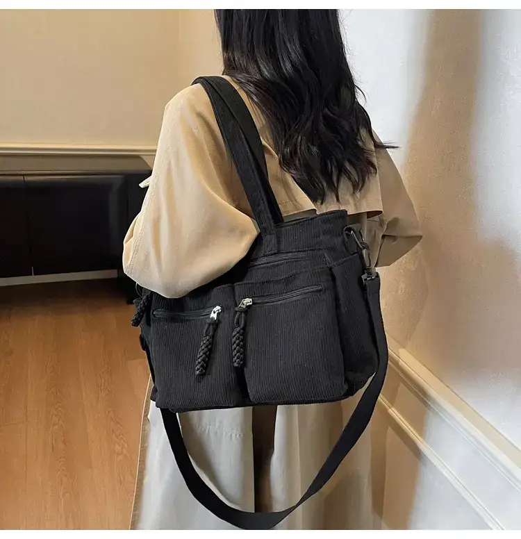 Green Corduroy Shoulder Bag for Women 2025 — feature 48