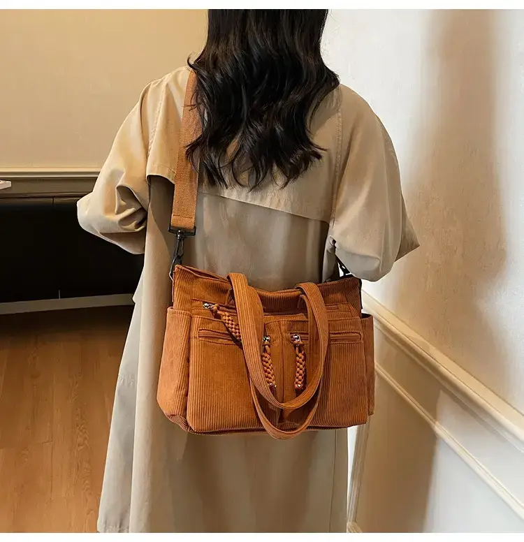 Green Corduroy Shoulder Bag for Women 2025 — feature 50