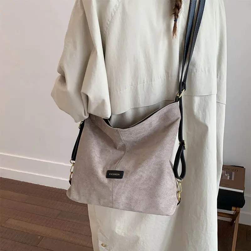 Black Cross-Border Large Capacity Tote Bag for Women — feature 34