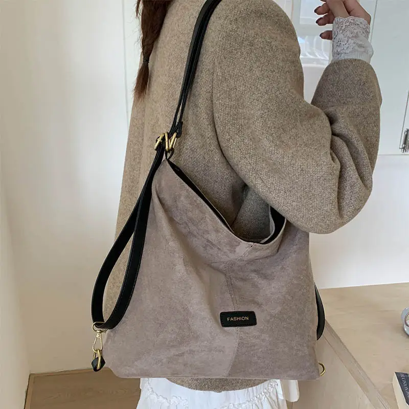 Black Cross-Border Large Capacity Tote Bag for Women — feature 36