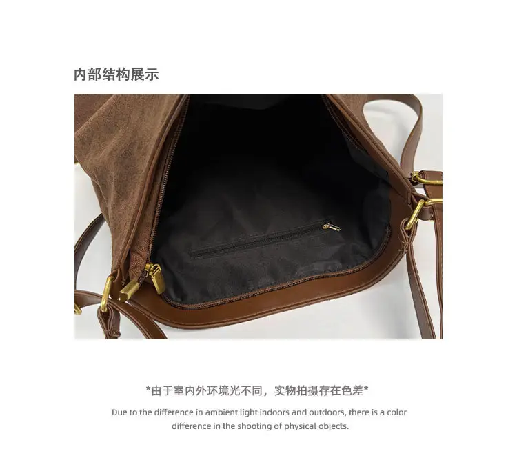 Black Cross-Border Large Capacity Tote Bag for Women — feature 4
