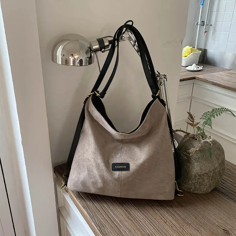 Black Cross-Border Large Capacity Tote Bag for Women - Image 2