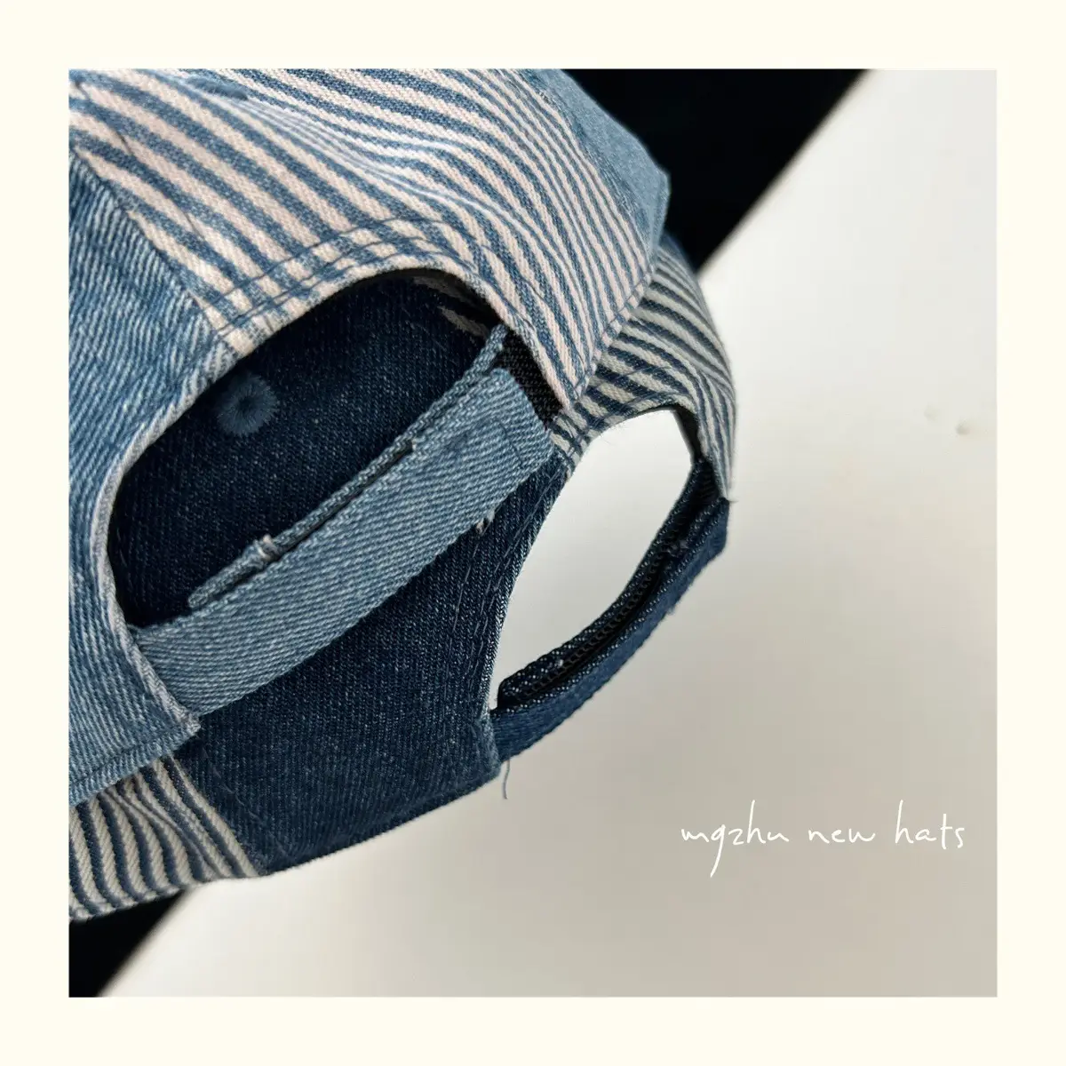Baby Cap Retro Denim Blue Spring Autumn — feature 7