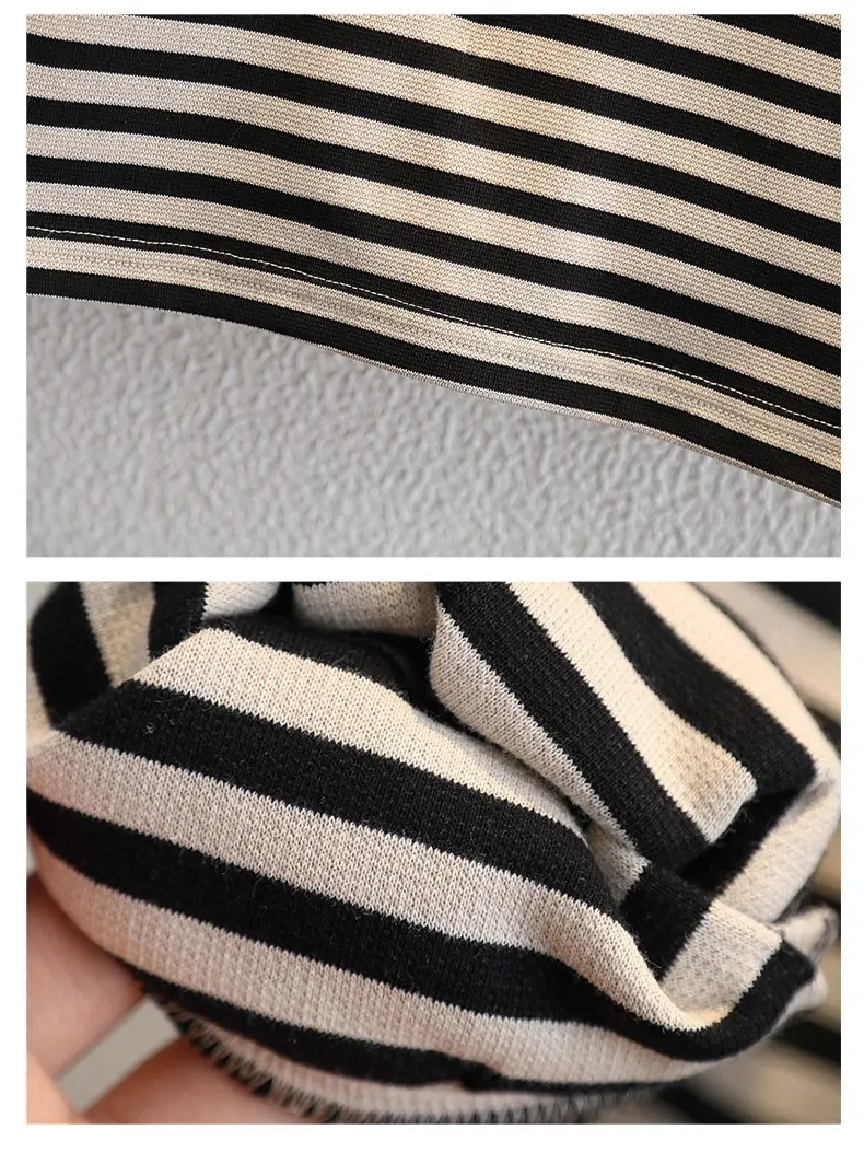 Boys Striped Long Sleeve T-Shirt Spring Autumn 2025 — feature 11