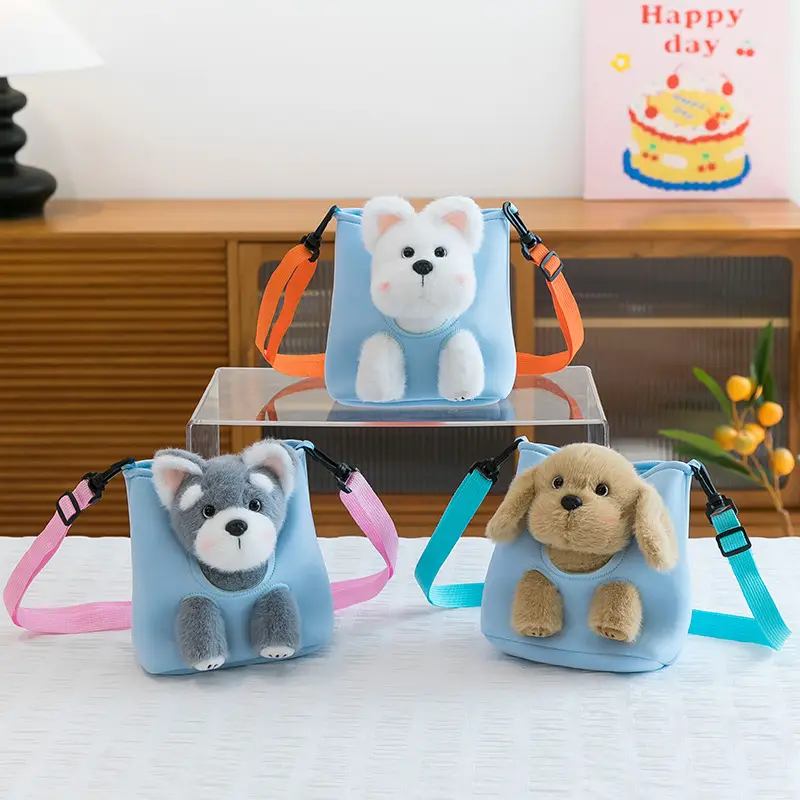 Cute Peek-A-Boo Pet Doll Toy Bag with Hide & Seek Design