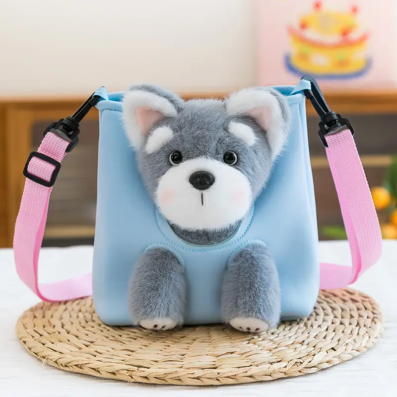 Cute Peek-A-Boo Pet Doll Toy Bag with Hide & Seek Design