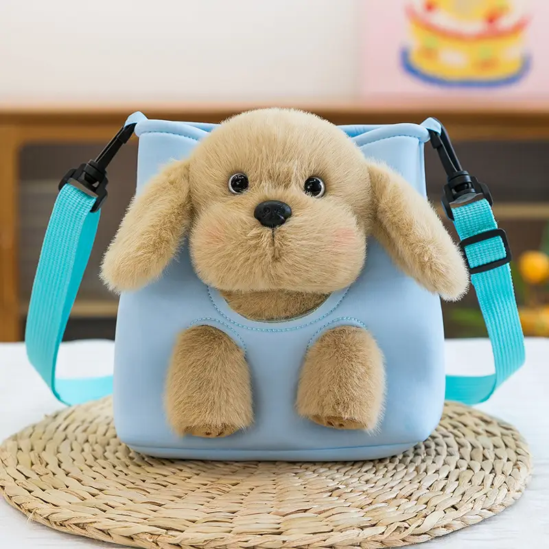 Cute Peek-A-Boo Pet Doll Toy Bag with Hide & Seek Design