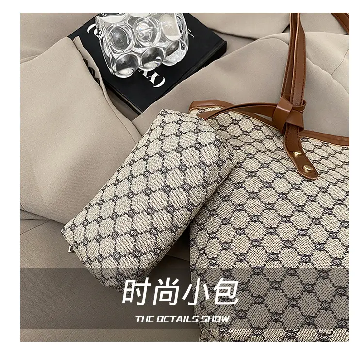 Retro Fashion Underarm Bags for Women Large Capacity Commuter Tote — feature 6